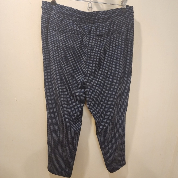 Talbots Women's Drawnstring Casual Navy and white pants size Sp - Picture 9 of 13
